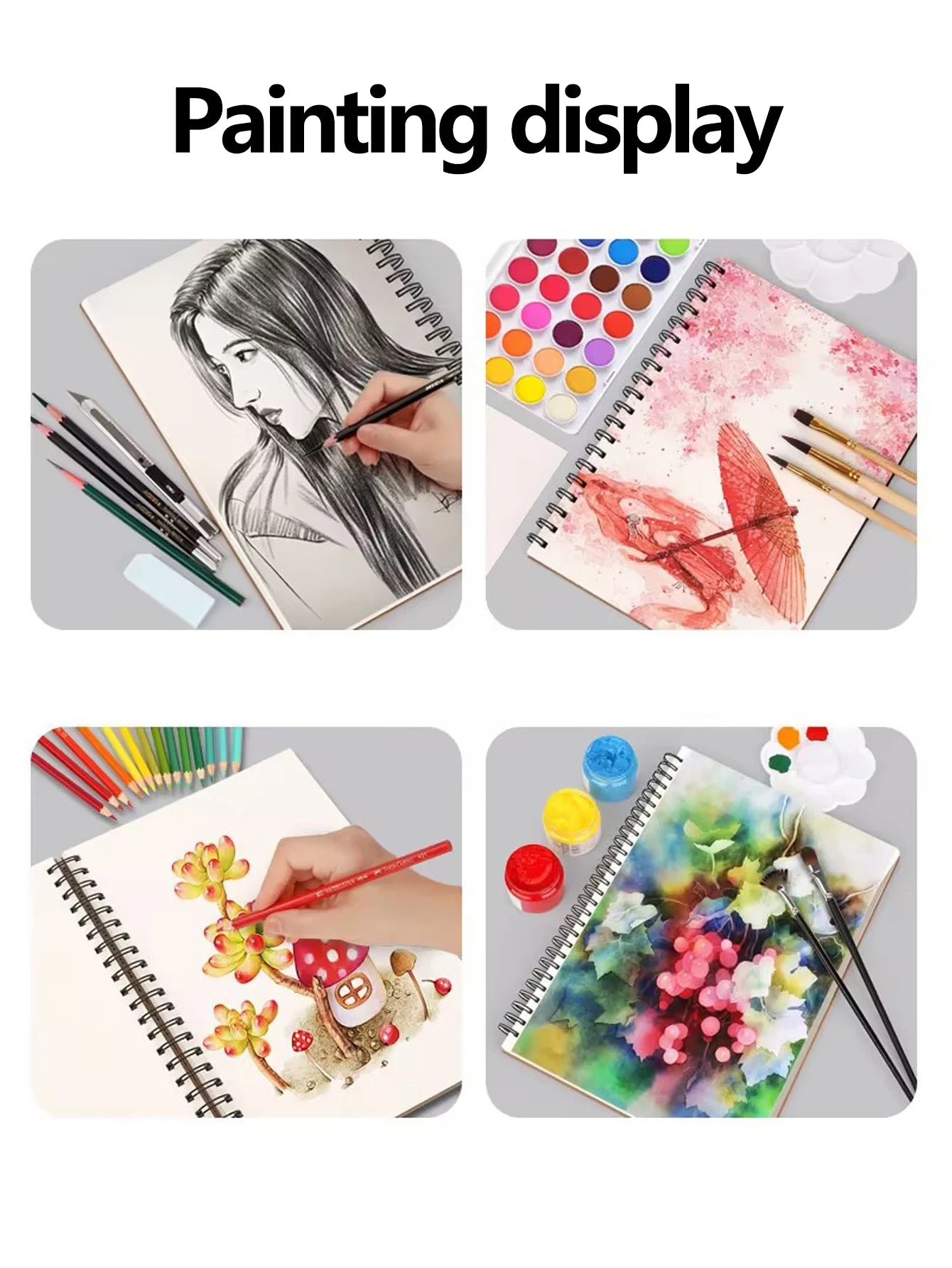 Acid-Free Sketchbook – 30 Sheets, Top Spiral Bound - ARTORIA