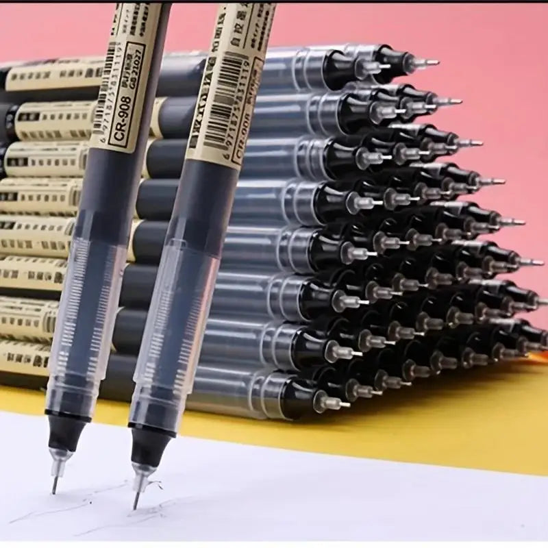 FAST DRYING 10pcs/set 0.5mm Roller Pen Black/Red/Blue ink - ARTORIA
