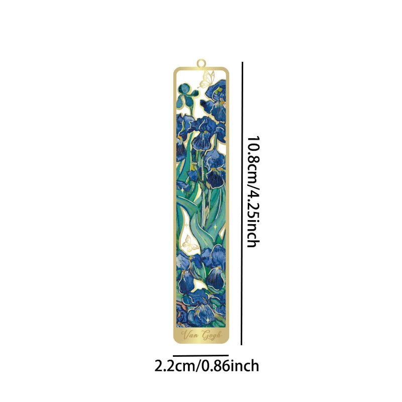Metallic Floral Bookmark with Tassel – Elegant Gift for Readers & Creatives - ARTORIA