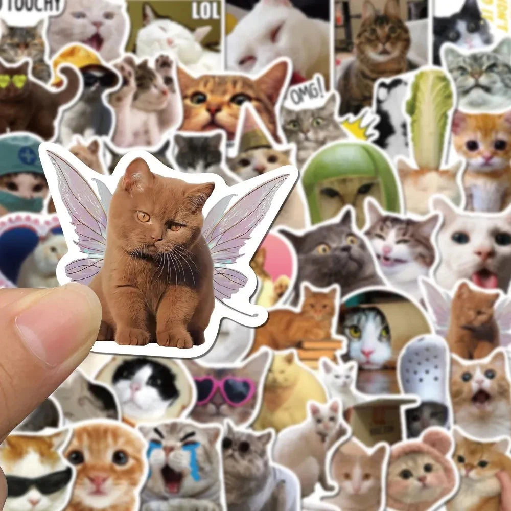 10/30/50PCS FUNNY meme EL GATO Kitten Cat Sticker Aesthetic - ARTORIA