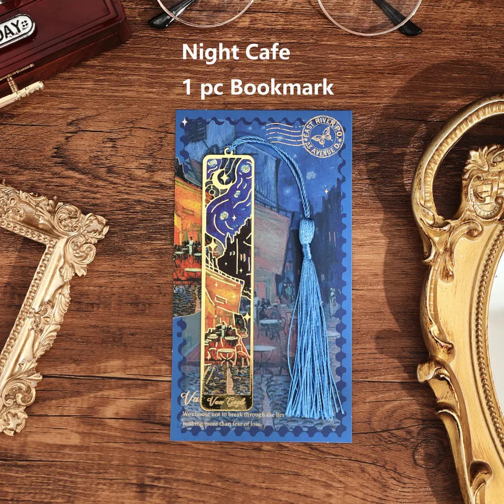 Metallic Floral Bookmark with Tassel – Elegant Gift for Readers & Creatives - ARTORIA