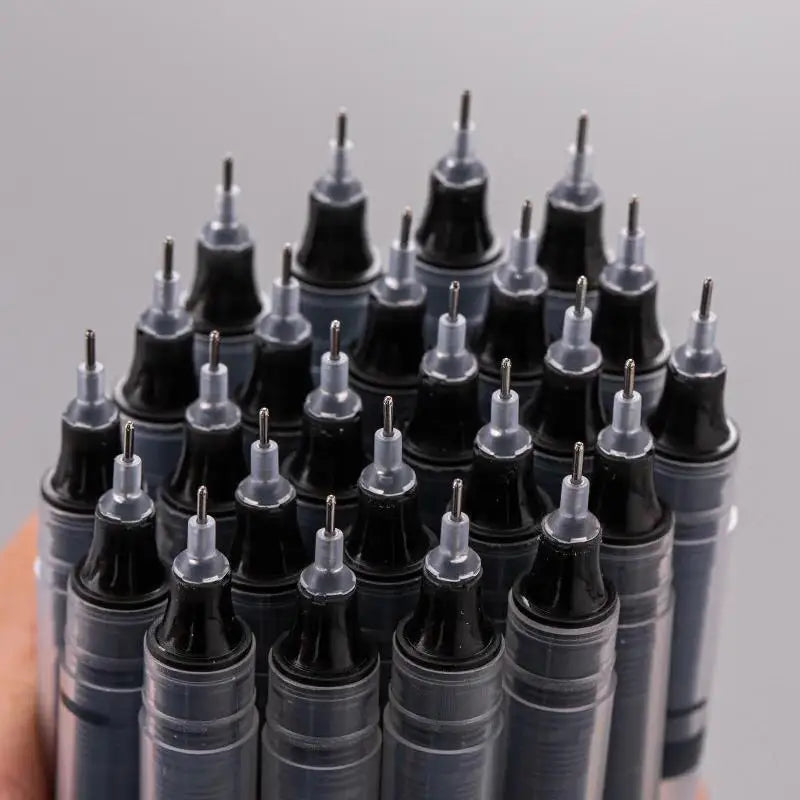 FAST DRYING 10pcs/set 0.5mm Roller Pen Black/Red/Blue ink - ARTORIA