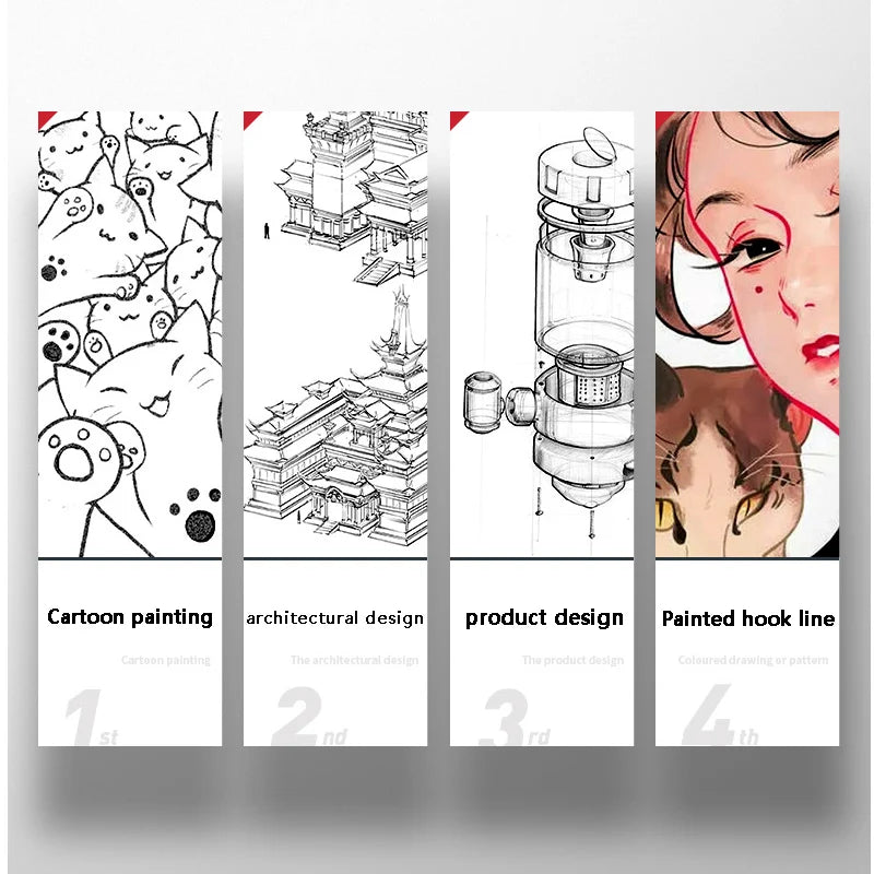 Fineliner Drawing Pen Set – Precision Markers for Manga & Illustration - ARTORIA