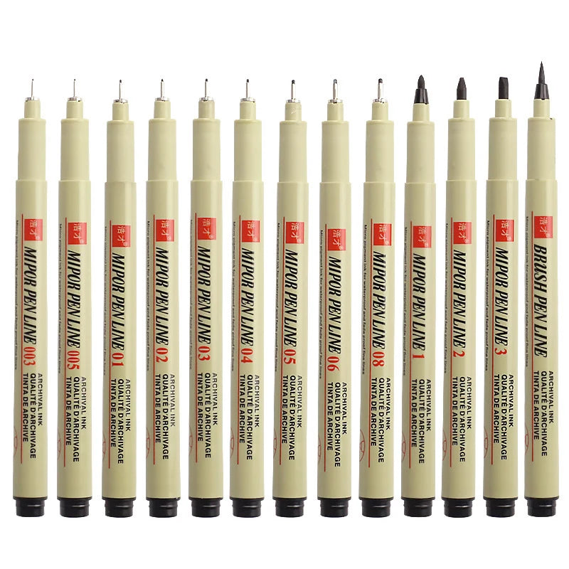 Fineliner Drawing Pen Set – Precision Markers for Manga & Illustration - ARTORIA