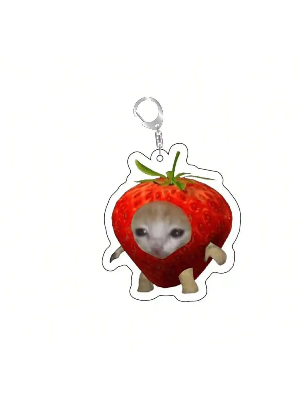 Silly Cat Dog Goat Animal Keychain MEMES Phone/Bag/Wallet Charm - ARTORIA