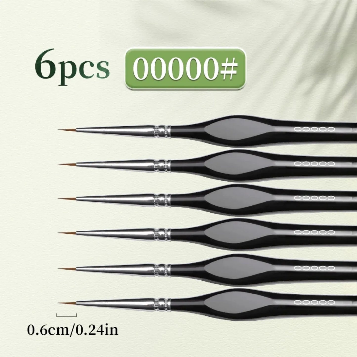 Fine Tip Paint Brush Set – For Acrylic, Models & Miniatures - ARTORIA