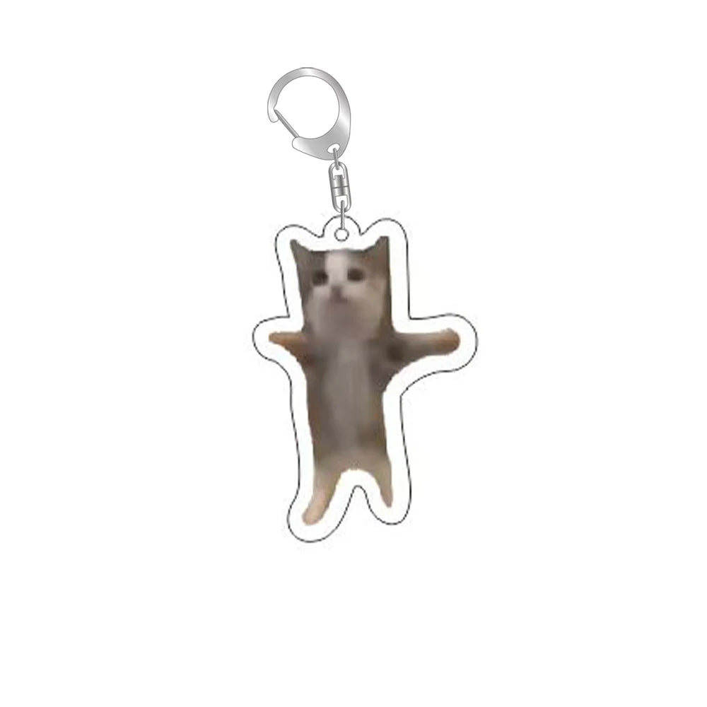Silly Cat Dog Goat Animal Keychain MEMES Phone/Bag/Wallet Charm - ARTORIA