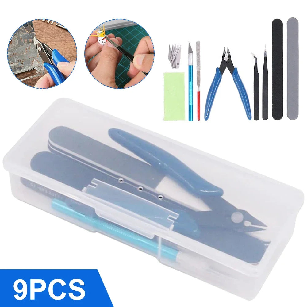 9pcs Basic DIY Tools for Gundam Model Build