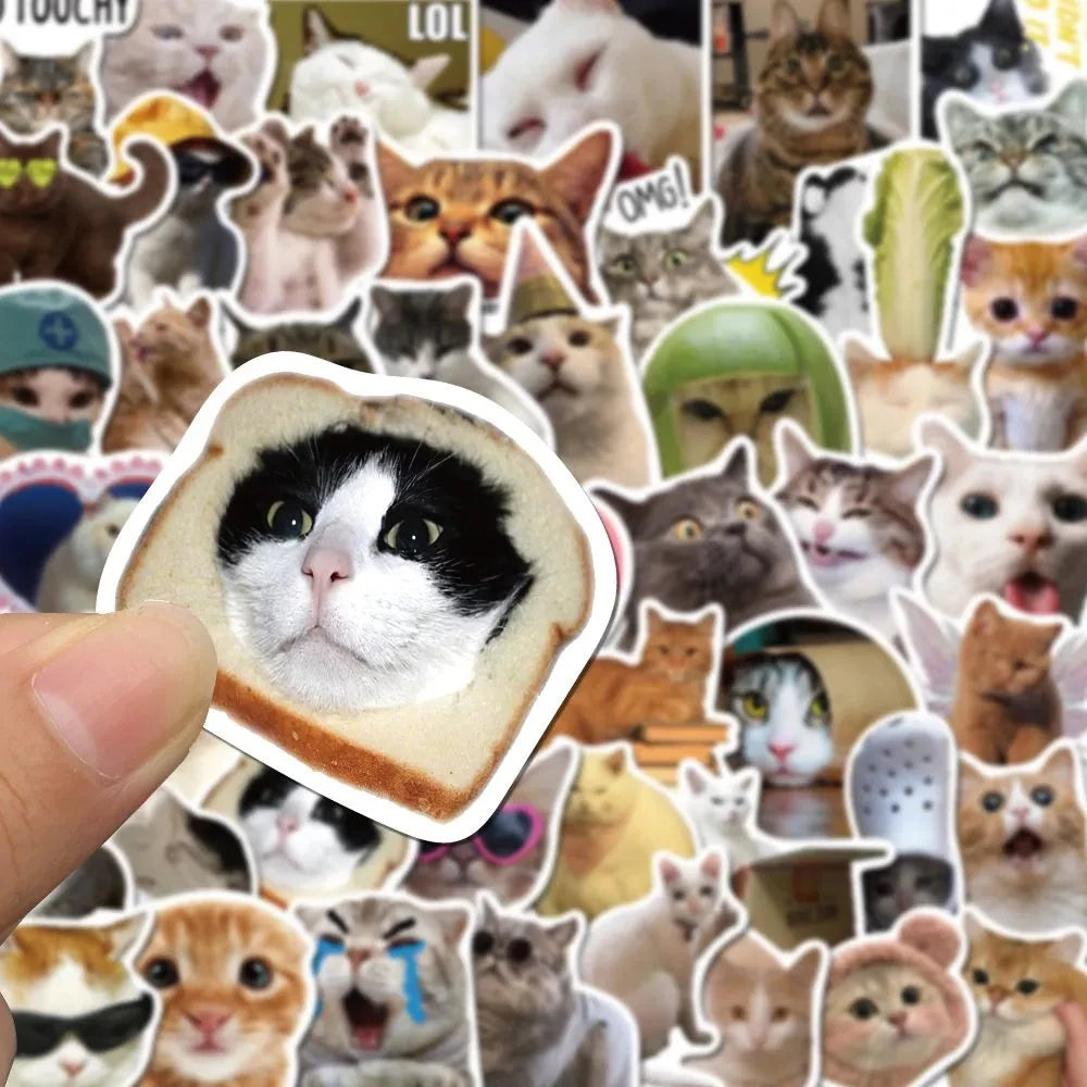 10/30/50PCS FUNNY meme EL GATO Kitten Cat Sticker Aesthetic - ARTORIA