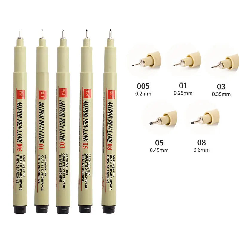 Fineliner Drawing Pen Set – Precision Markers for Manga & Illustration - ARTORIA