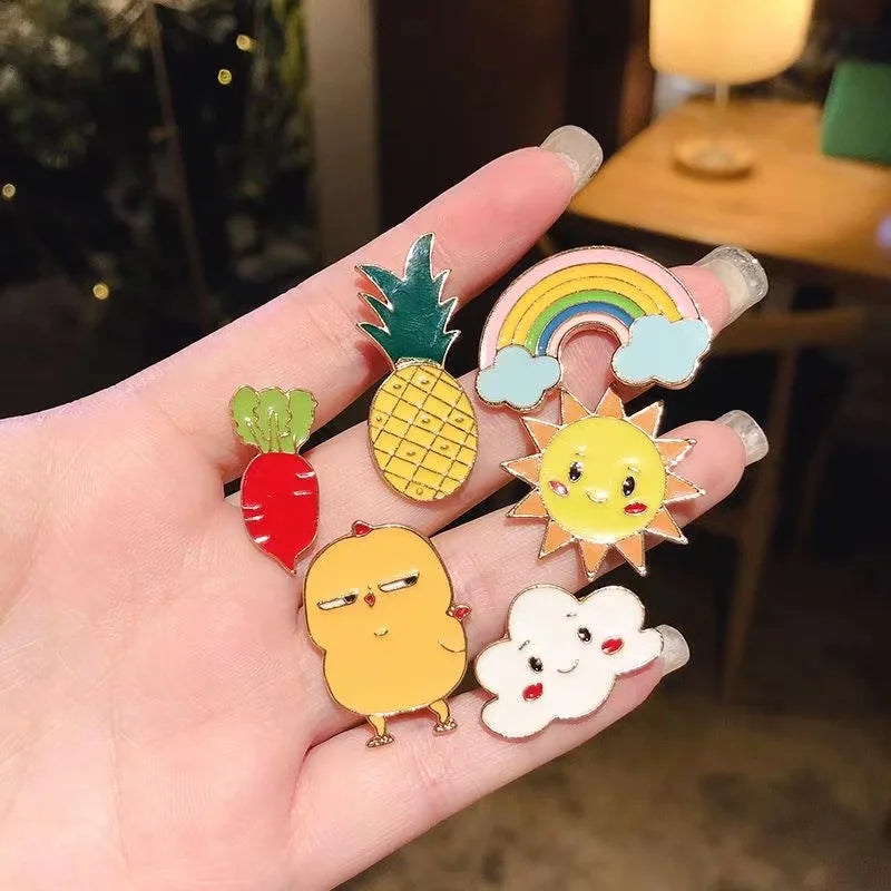 10/20/30/40/50Pcs Random cute Enamel Pin Badges - ARTORIA