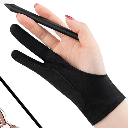 Two-Finger Digital Art Glove – Anti-Smudge Drawing Glove for Tablets (Left/Right Hand) - ARTORIA