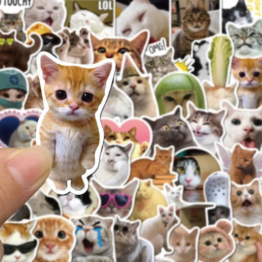 10/30/50PCS FUNNY meme EL GATO Kitten Cat Sticker Aesthetic - ARTORIA