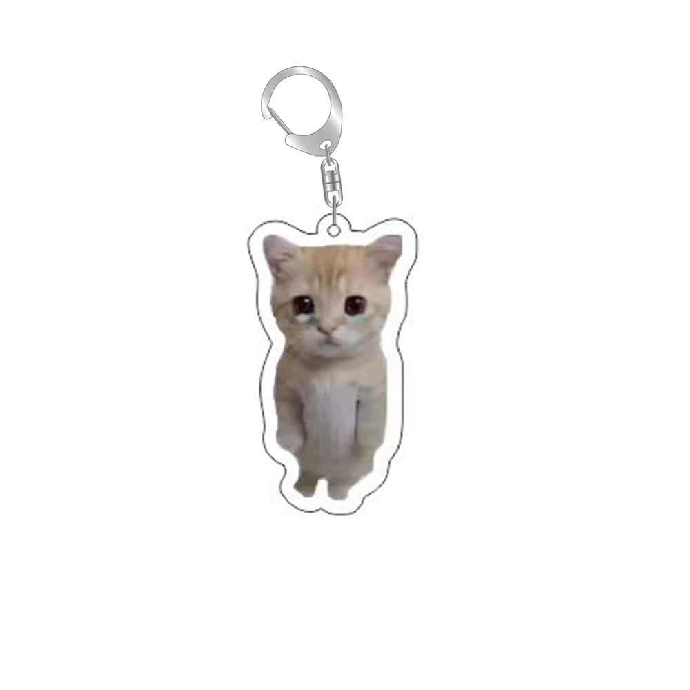 Silly Cat Dog Goat Animal Keychain MEMES Phone/Bag/Wallet Charm - ARTORIA