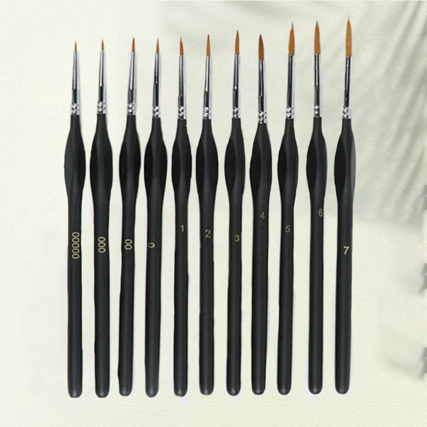 Fine Tip Paint Brush Set – For Acrylic, Models & Miniatures - ARTORIA