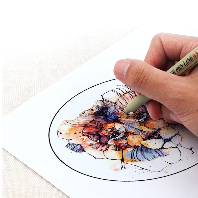 Fineliner Drawing Pen Set – Precision Markers for Manga & Illustration - ARTORIA