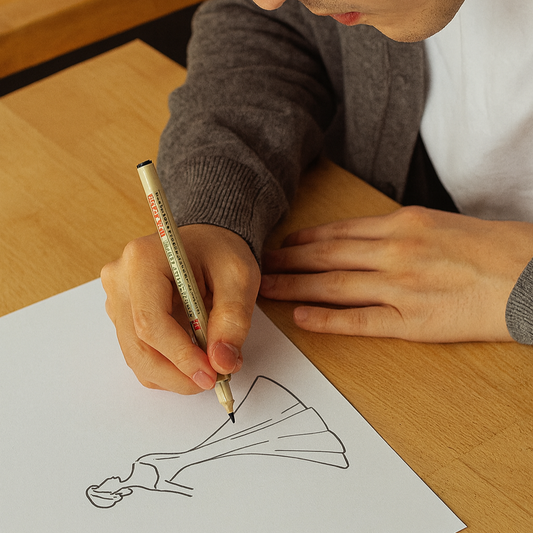 Fineliner Drawing Pen Set – Precision Markers for Manga & Illustration - ARTORIA